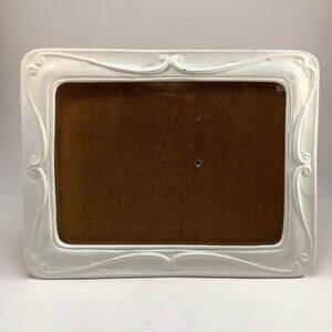 VTG French Country Creamy Off-White Metal Picture‎ Frame 5" x 7" Versailles
